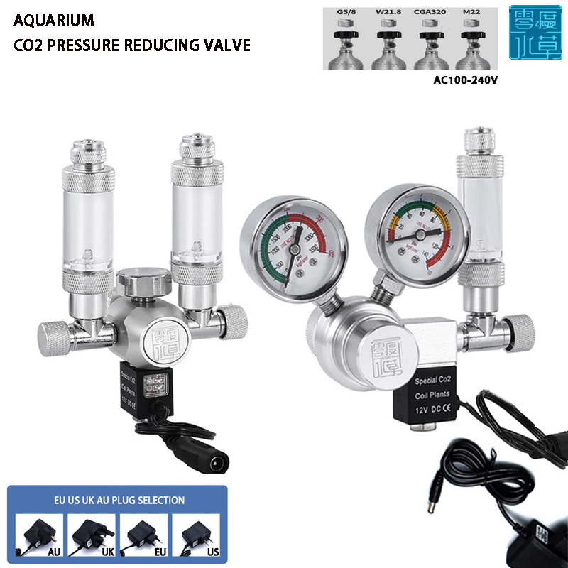Aquarium Plant No Co2 - Aquarium CO2 Regulator Solenoid Valve Bubble