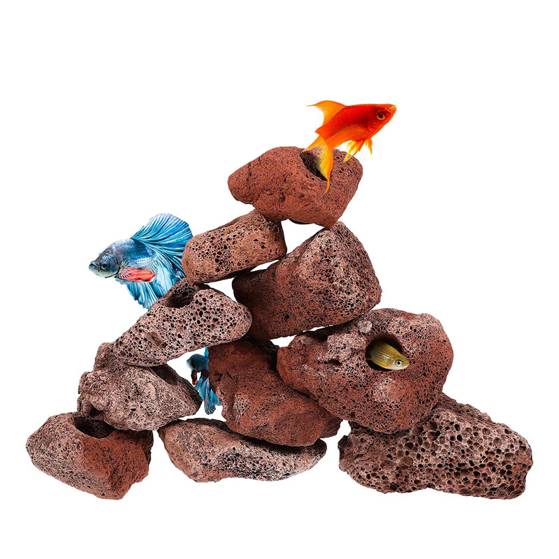 Open Hole Rock Fish Shrimp She - Planted Aquarium With Rocks recension och pris