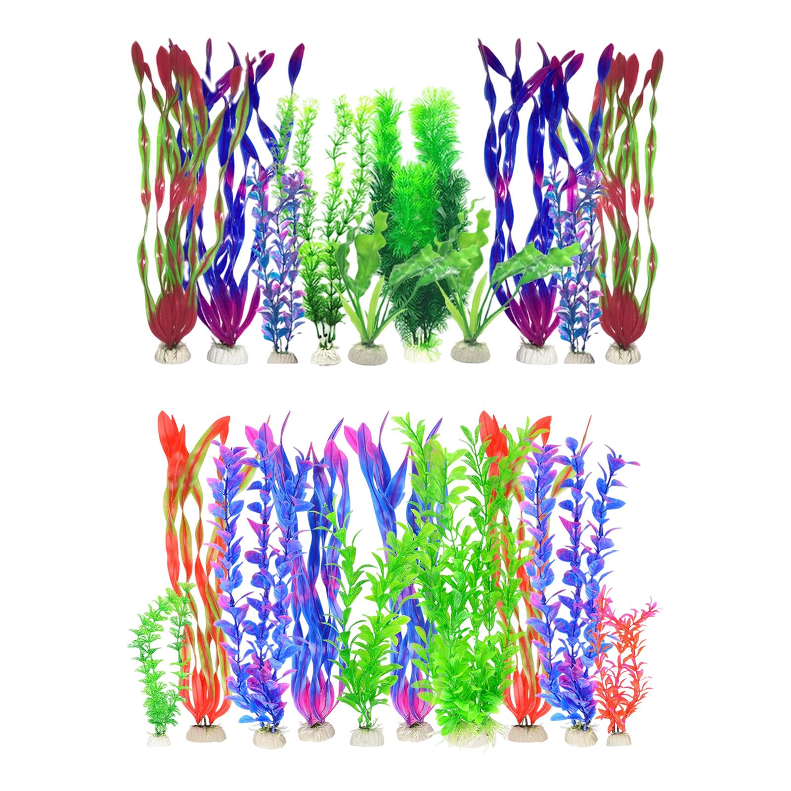 Artificial Aquarium Plants Set - Planted Aquarium For Betta recension och pris