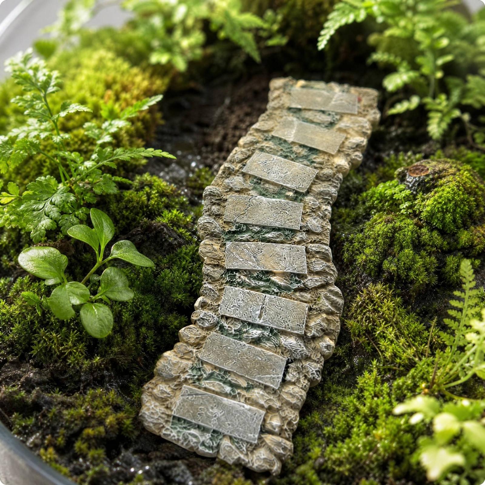 Miniature Stone Path Resin Pla - Aquarium Planted Setup recension och pris
