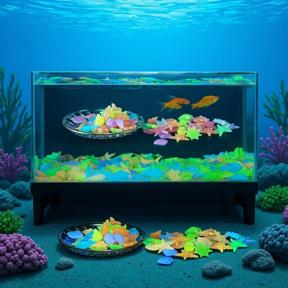 Glowing Luminous Ocean Stones  - Aquarium Plant Nursery recension och pris