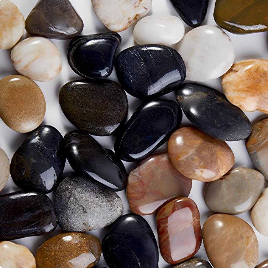 300-700g Smooth River Pebbles, - Planted Aquarium With Rocks recension och pris
