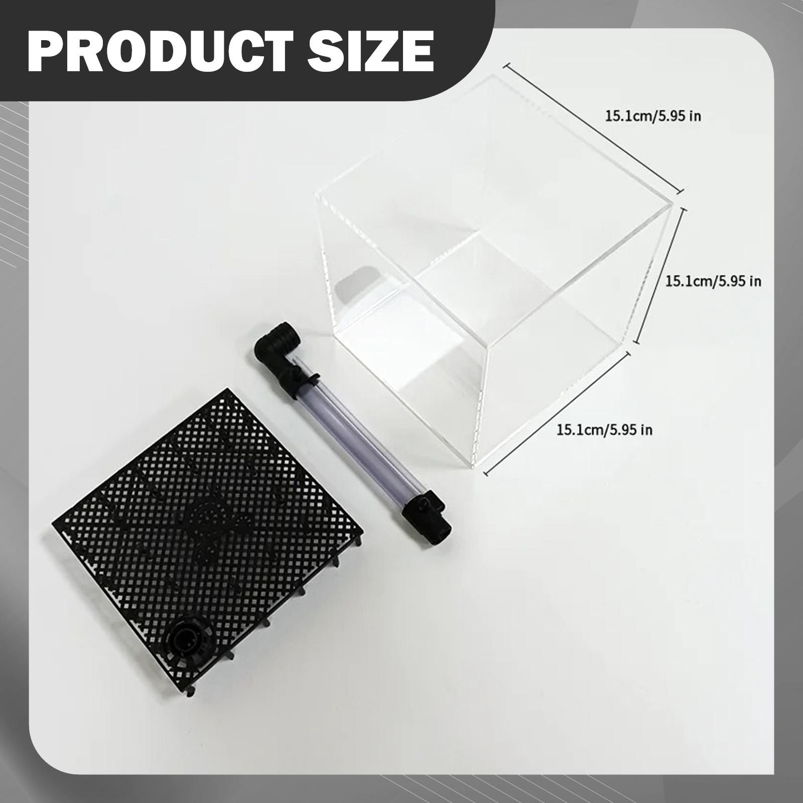 Transparent Acrylic Aquarium F - Planted Aquarium Undergravel Filter recension och pris