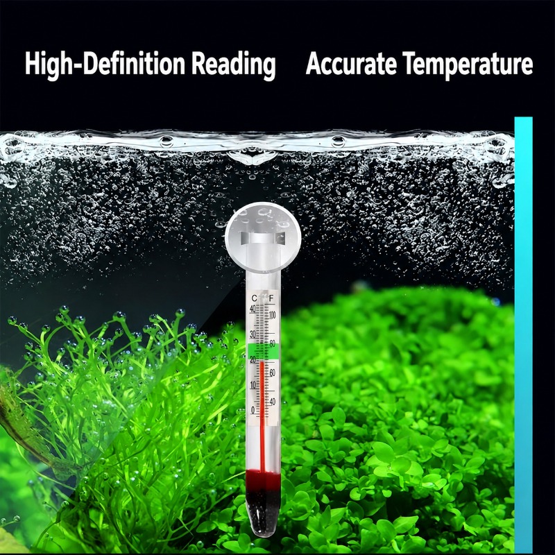 Aquarium Glass Thermometer wit - Planted Aquarium Temperature recension och pris