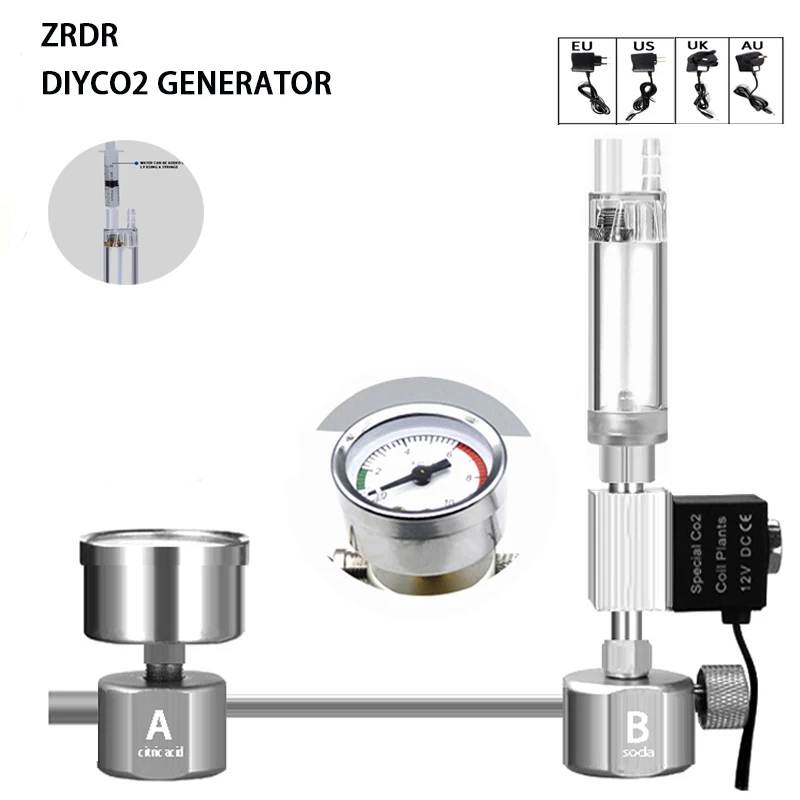 Aquarium DIY CO2 Reactor Gener - Aquarium Plant No Co2 recension och pris