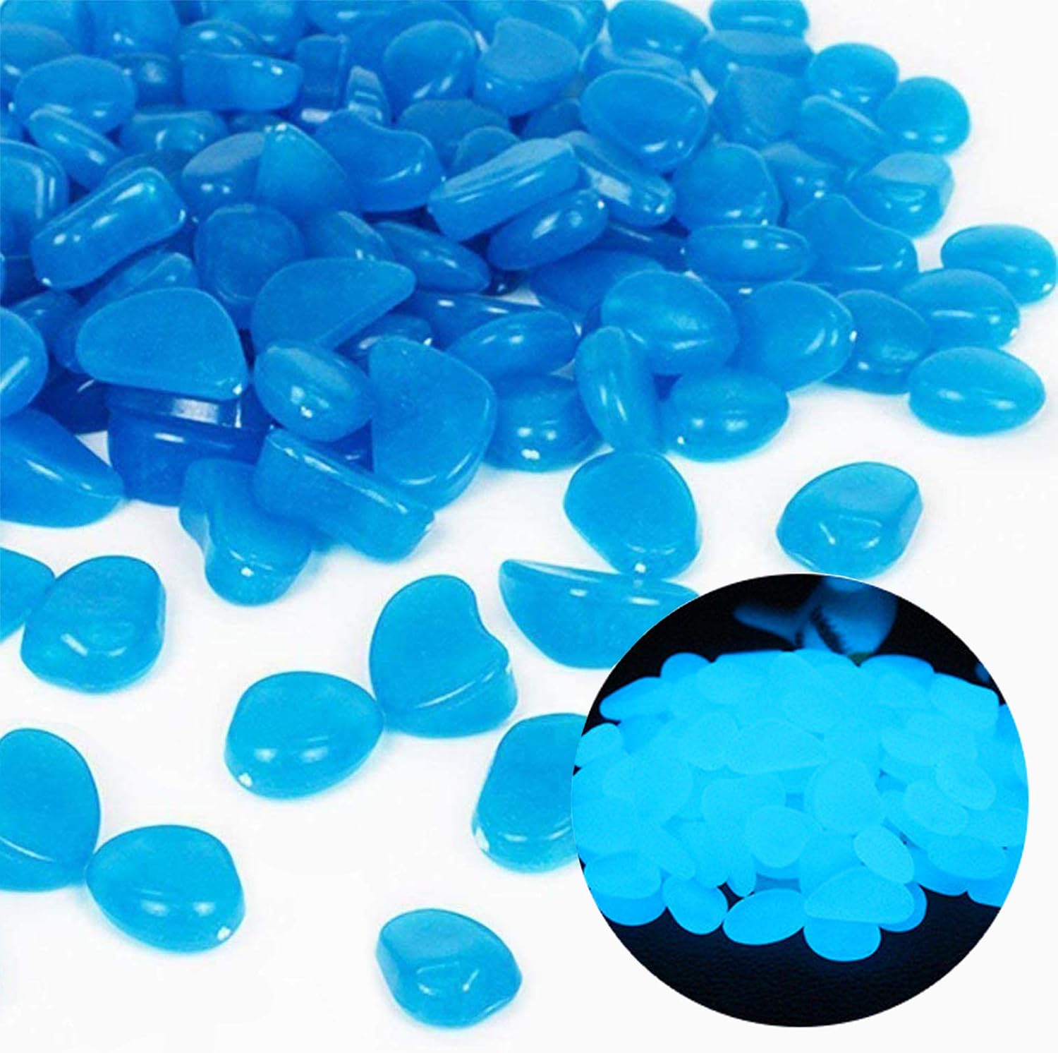 Fish Tank Rocks Glow Blue Pebb - Aquarium Plant Nursery recension och pris
