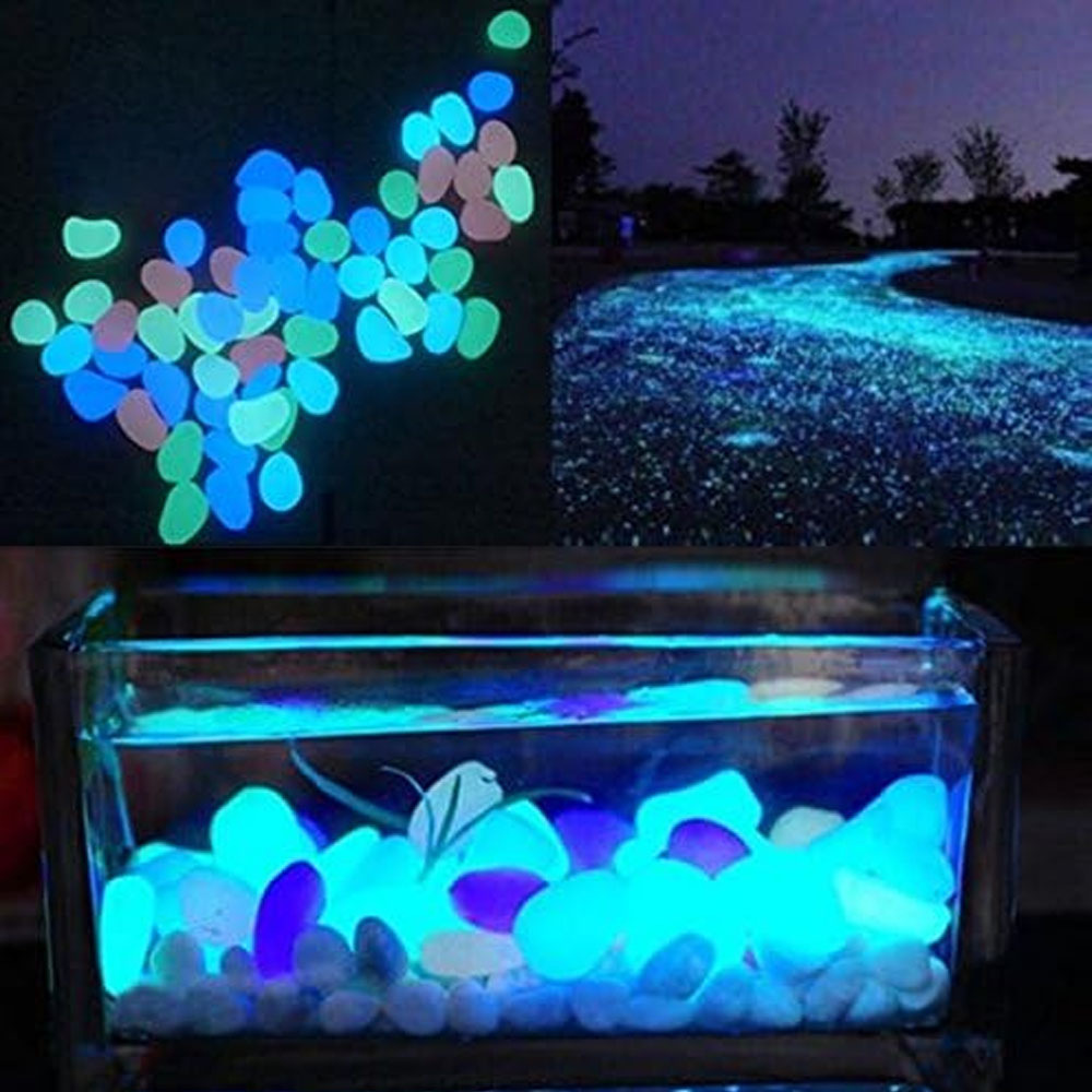 Fish Tank Rocks Glow Blue Pebb - Aquarium Plant Nursery recension och pris