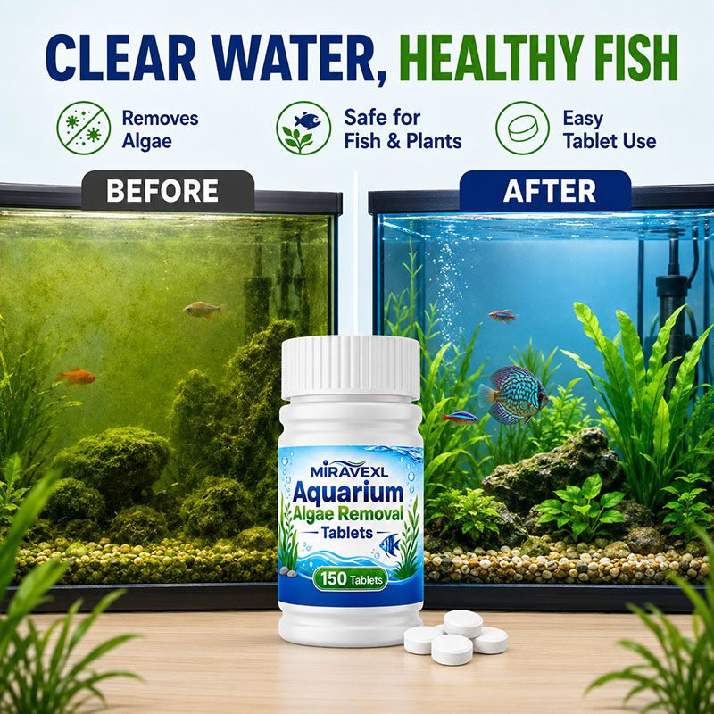MIRAVEXL 150 Aquarium Algae Re - Aquarium Plant Nursery recension och pris