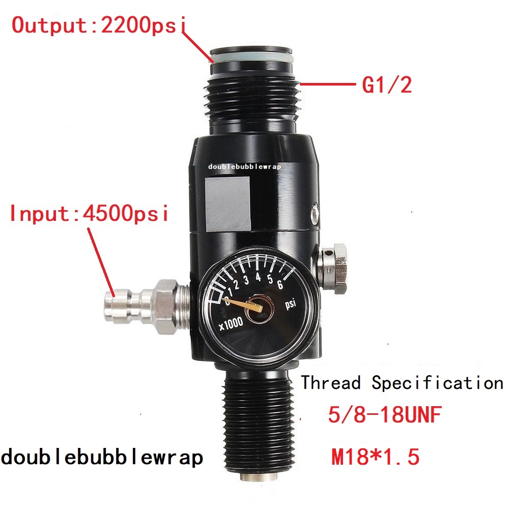 Regulator Valve 5/8-18UNF or M - Aquarium Plant No Co2 recension och pris