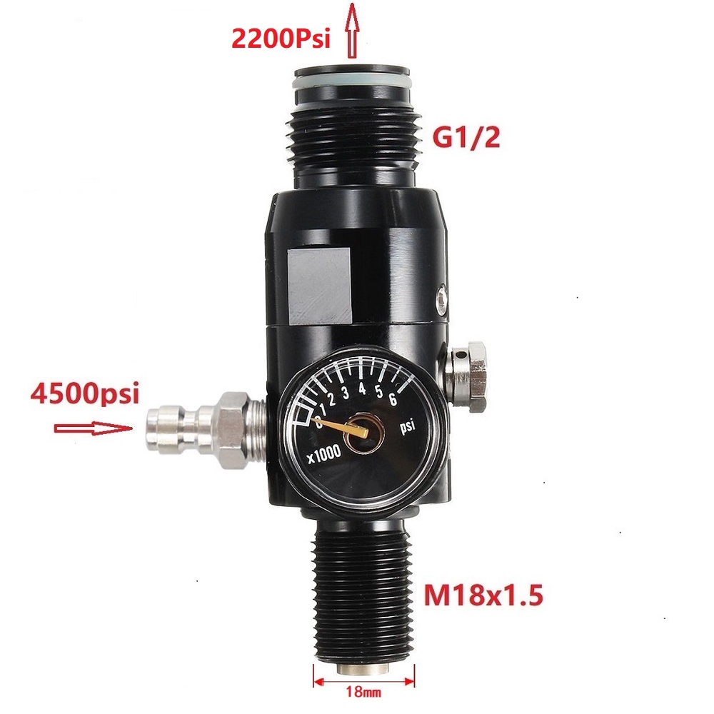 Regulator Valve 5/8-18UNF or M - Aquarium Plant No Co2 recension och pris