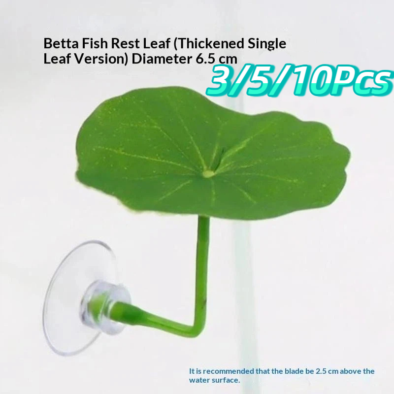 3/5/10 PCS Plastic Betta Rest  - Planted Aquarium For Betta recension och pris