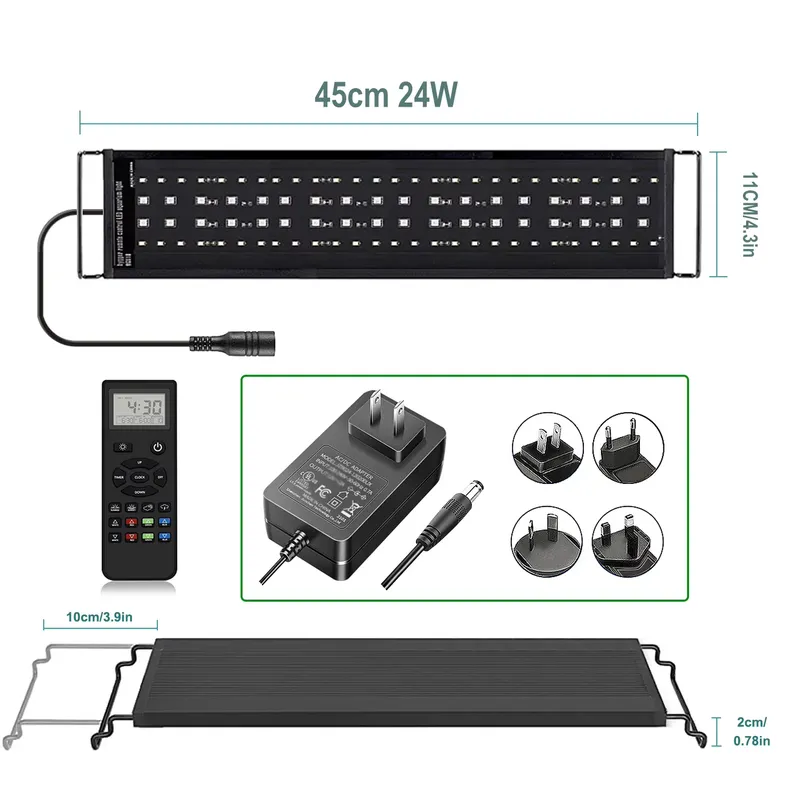 SIROKA 45cm Professional LED F - Planted Aquarium Hours recension och pris