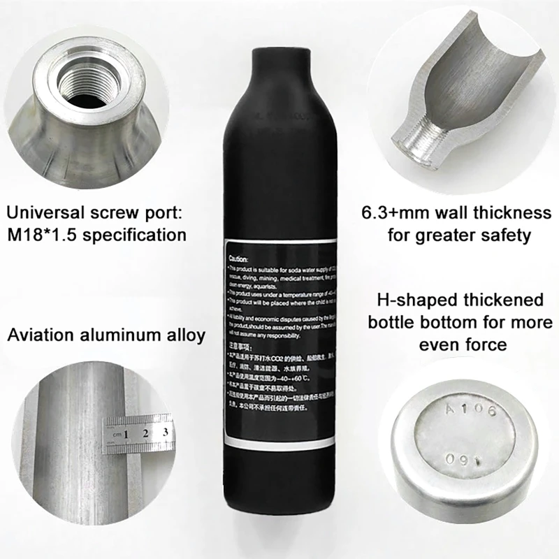 High Pressure Bottle Thread M1 - Aquarium Plant No Co2 recension och pris